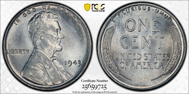 1943 1C MS67