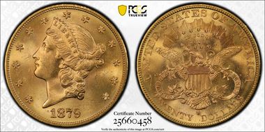 1879-S $20 MS63
