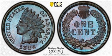 1886 1C Type 2 PR67BN