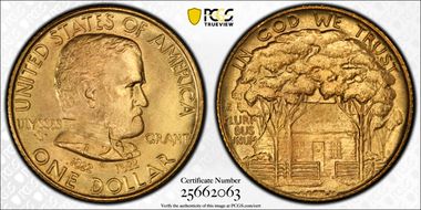 1922 G$1 Grant, No Star MS67+