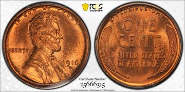 1916-D 1C MS67RD