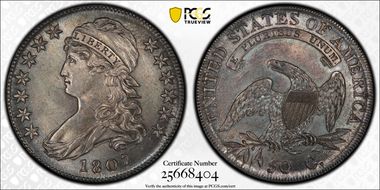 1807 50C 50/20 MS63