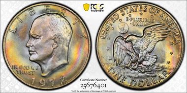 1972 $1 Type 3 MS66+
