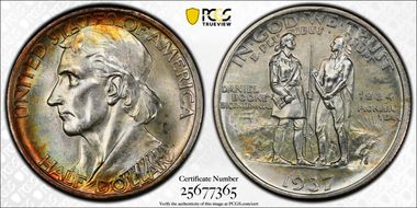 1937-S 50C Boone MS67