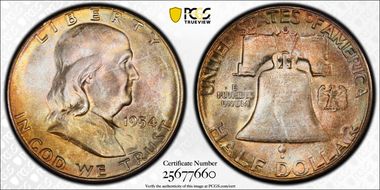 1954-S 50C MS66+ FBL