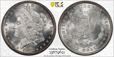 1878 8TF $1 MS65