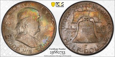 1949-D 50C MS66+ FBL