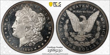 1890-CC $1 MS64+ DMPL