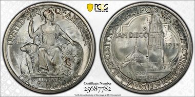 1935-S 50C San Diego MS67