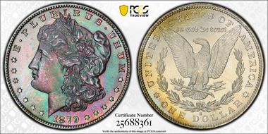 1879-S $1 MS67+ 