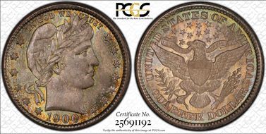 1900-O 25C MS67+