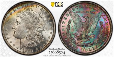 1881-O $1 MS64