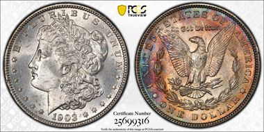 1903 $1 MS66
