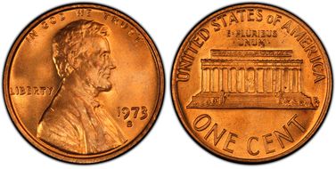 1973-S 1C MS66+ RD