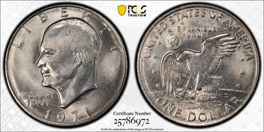 1971-D $1 MS67