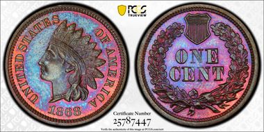 1868 1C PR66BN
