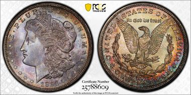 1921-D $1 MS66+