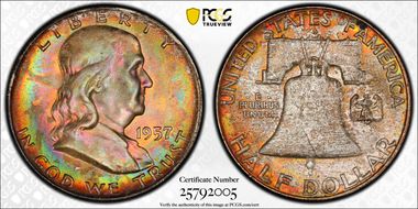 1957-D 50C MS66+ FBL