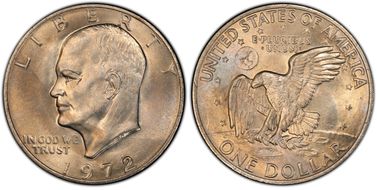 1972 $1 Type 1 MS66