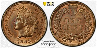 1908 1C MPD FS-301 S-4 (011.77) MS64RB