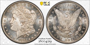 1891-S $1 MS64