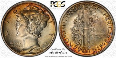 1940-S 10C DDO & DDR FS-901 AU58