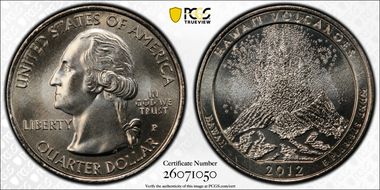 2012-P 25C Hawaii Volcanoes NP MS67