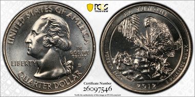 2012-D 25C El Yunque NP MS67