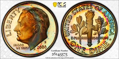 2006-S 10C Silver PR68DCAM