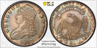 1827/6 50C O-102 AU58