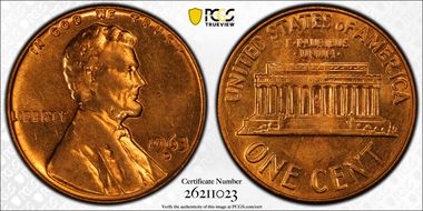 1963-D 1C DDO, FS-101 MS64RD