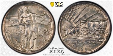 1928 50C Oregon MS66