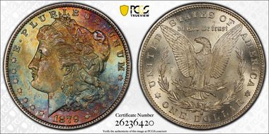 1879-S $1 MS64+