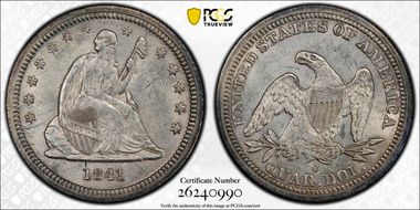 1841-O 25C DDO FS-101 MS61