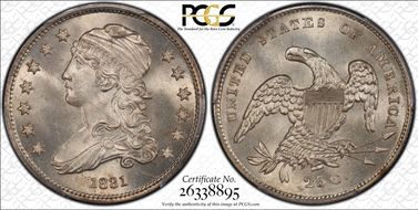 1831 25C Small Letters MS65+