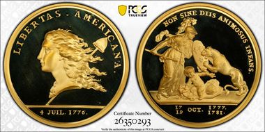 (2000) AV Medal Libertas Americana Restrike PR68DCAM