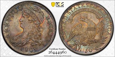 1808 50C O-102a MS64+
