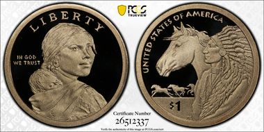 2012-S $1 Native American PR70DCAM
