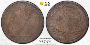 1840-O 50C WB-10, Small O G6