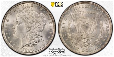 1880 $1 MS64