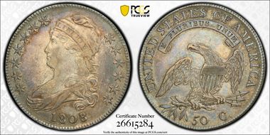 1808/7 50C Overton 101 XF45