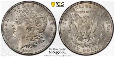 1890 $1 MS65