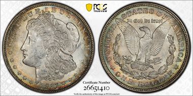 1921 $1 Morgan MS62