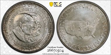 1952-D 50C Washington-Carver MS66