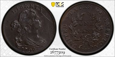 1798 1C S-187 AU58BN