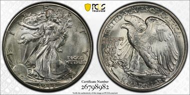 1944-D 50C MS67+
