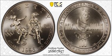 1996-S 50C Soccer MS70