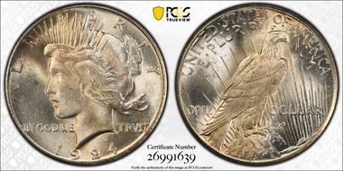 1924-S $1 MS63