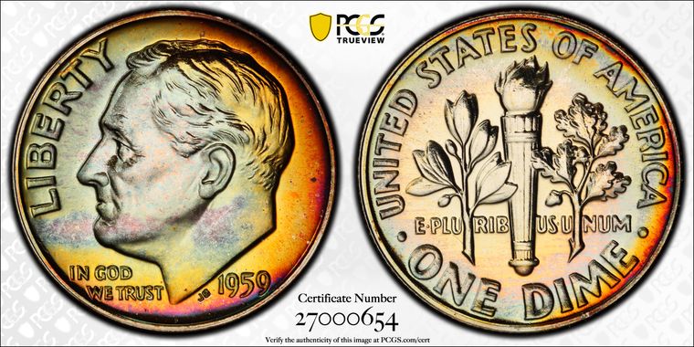 Cert 27000654 - Coin Image