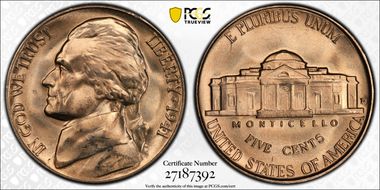 1941-D/D 5C RPM FS-501 MS66FS